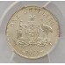 AUSTRALIA 1914 . ONE 1 SHILLING . PCGS AU58